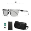 Adapx | Transparent Gray Photochromic Polarized Sunglasses