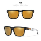 Gold Rush | Black & Marble Mirror Gold Polarized Sunglasses