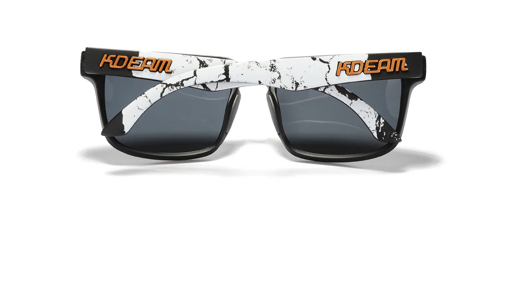 Gold Rush | Black & Marble Mirror Gold Polarized Sunglasses