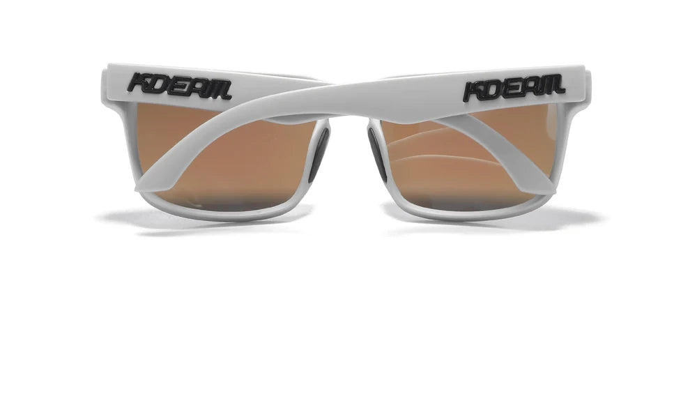 Glacier | Light Gray & Mirror Ice Blue Polarized Sunglasses