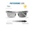 Adapx | Transparent Gray Photochromic Polarized Sunglasses