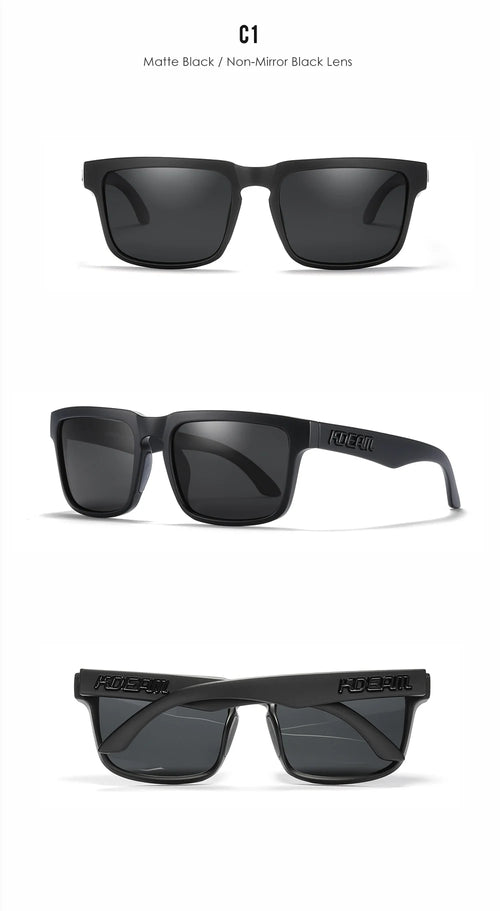 Blackout | Matte Black Full Black Polarized Sunglasses