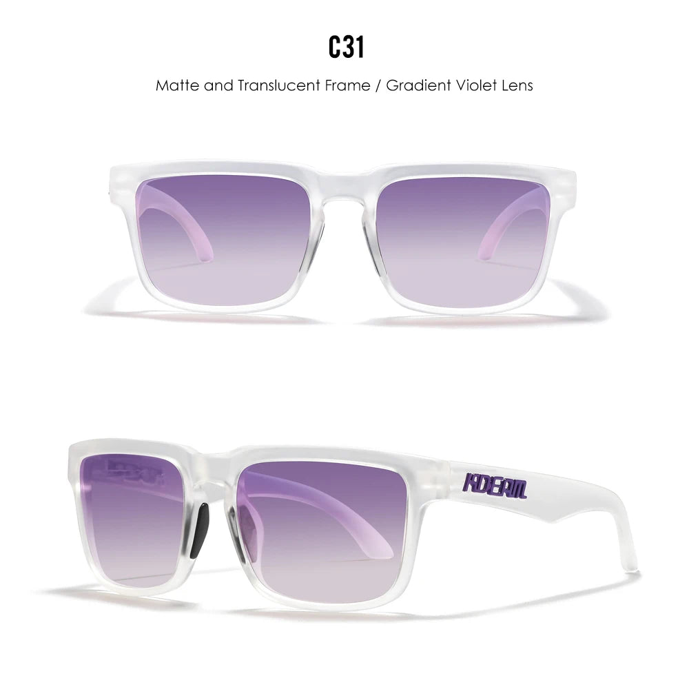 AUREV | Violet Gradient Polarized Sunglasses