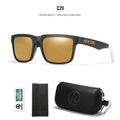 Black Gold | Matte Black Mirror Gold Polarized Sunglasses