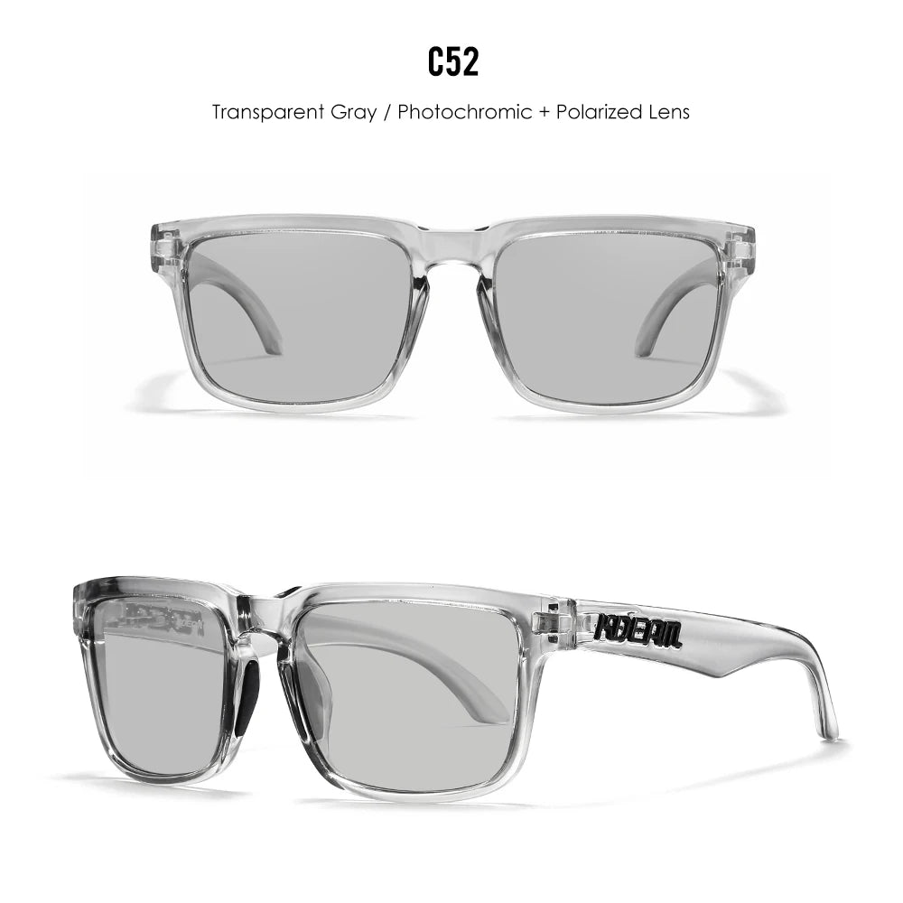 Adapx | Transparent Gray Photochromic Polarized Sunglasses