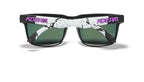 Ultraviolet | Black & Marble Mirror Violet Polarized Sunglasses