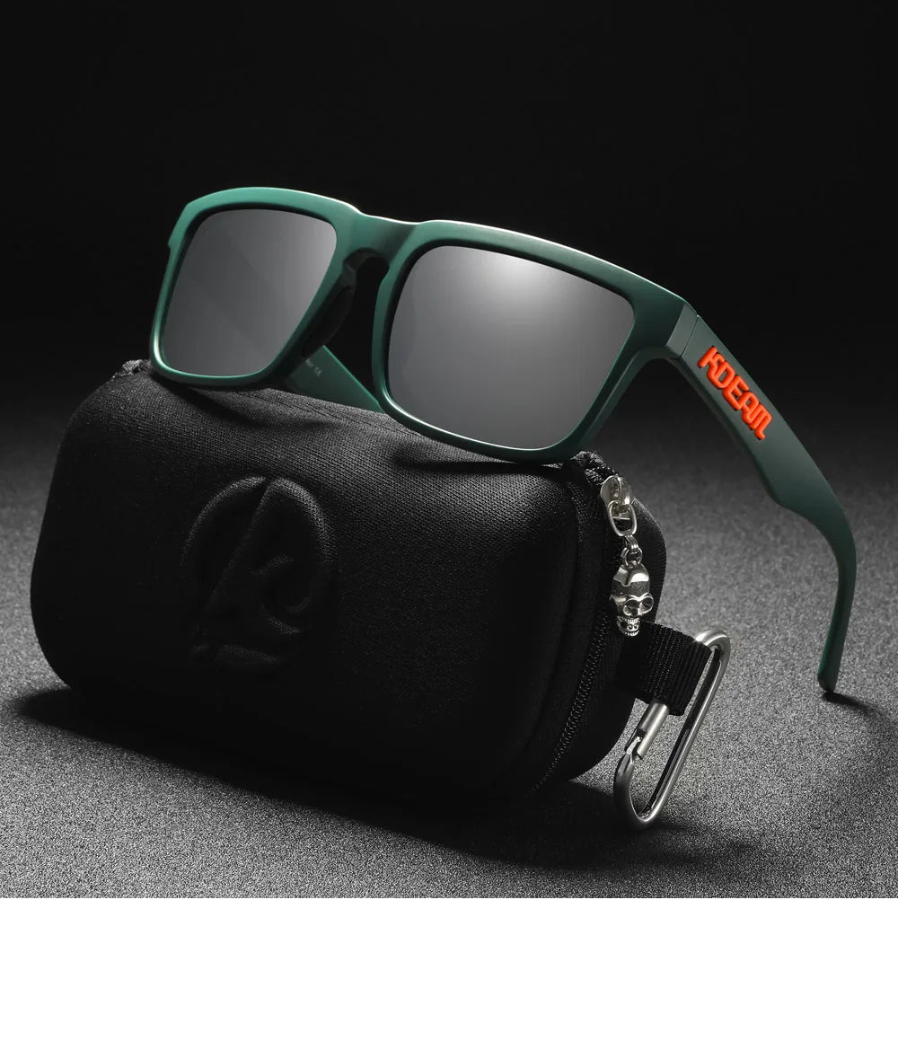 Ranger | Matte Green & Smoky Gray Polarized Sunglasses