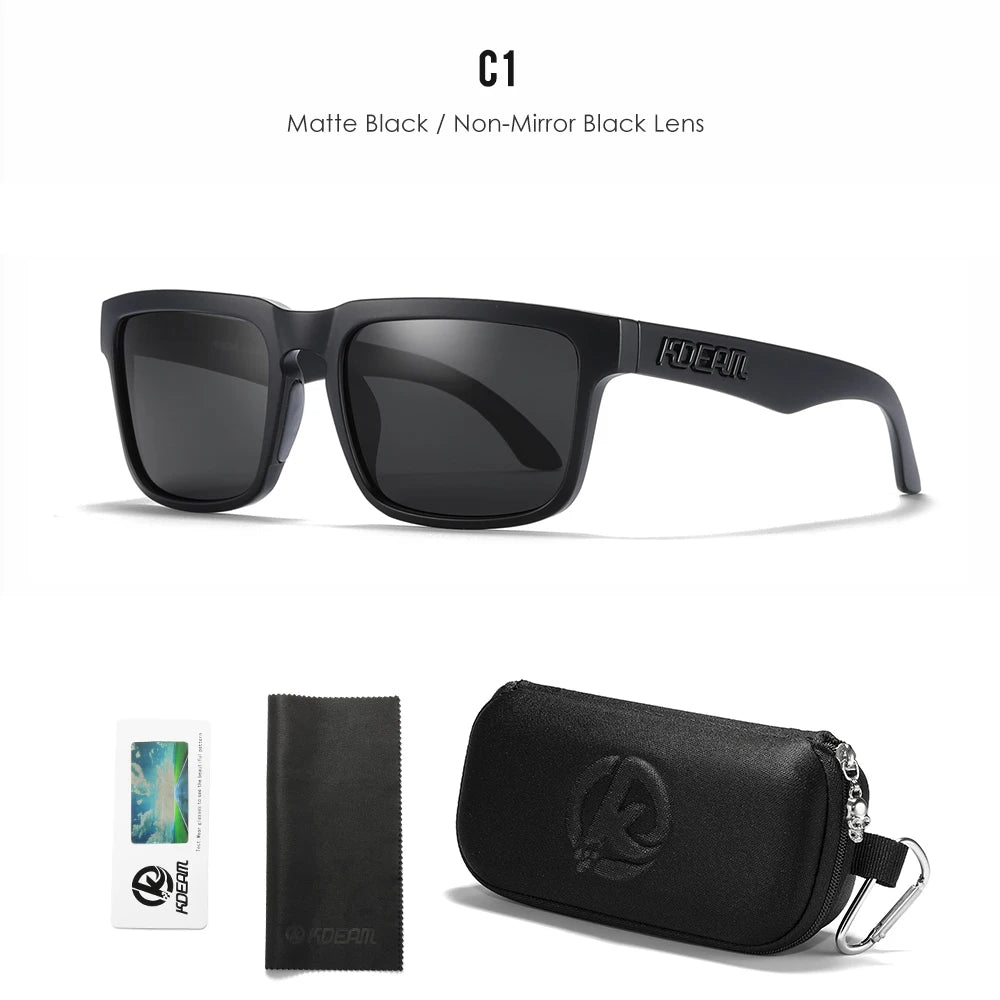 Blackout | Matte Black Full Black Polarized Sunglasses