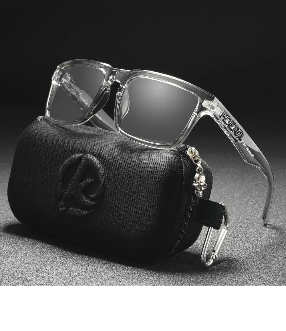 Adapx | Transparent Gray Photochromic Polarized Sunglasses