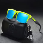 Volt | Neon Green & Ice Blue Mirror Polarized Sunglasses