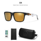 Gold Rush | Black & Marble Mirror Gold Polarized Sunglasses