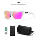 Crystal Pink | Transparent & Mirror Magenta Polarized Sunglasses