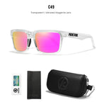 Crystal Pink | Transparent & Mirror Magenta Polarized Sunglasses