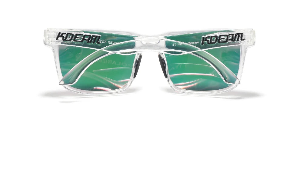 Crystal Pink | Transparent & Mirror Magenta Polarized Sunglasses