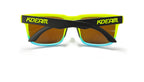 Volt | Neon Green & Ice Blue Mirror Polarized Sunglasses