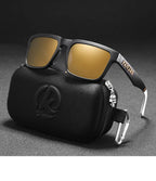 Black Gold | Matte Black Mirror Gold Polarized Sunglasses