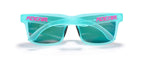 Miami Vibes | Translucent Teal & Magenta Polarized Sunglasses