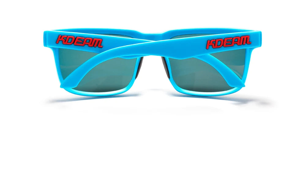 Heatwave | Matte Blue & Mirror Red Polarized Sunglasses