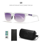 AUREV | Violet Gradient Polarized Sunglasses
