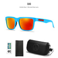Heatwave | Matte Blue & Mirror Red Polarized Sunglasses