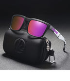 Ultraviolet | Black & Marble Mirror Violet Polarized Sunglasses